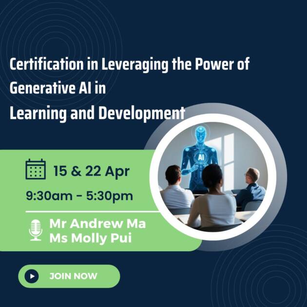 Certification in Leveraging the Power of Generative AI in Learning and Development