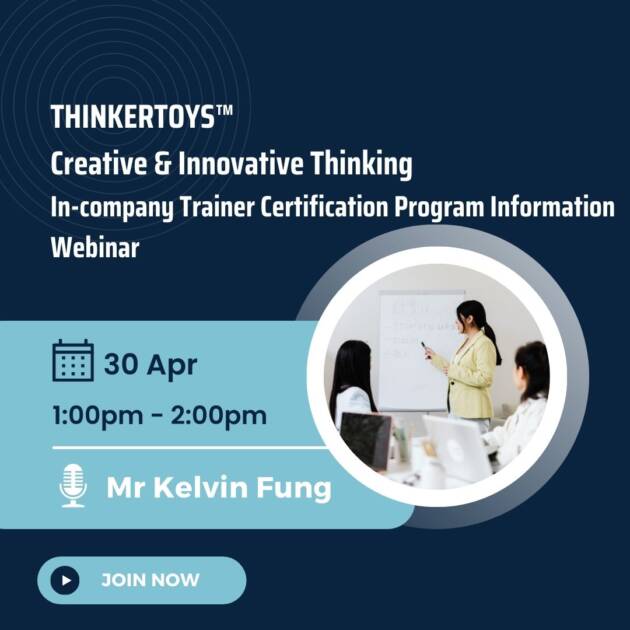 THINKERTOYS™ Creative & Innovative Thinking In-company Trainer Certification Program Information Webinar