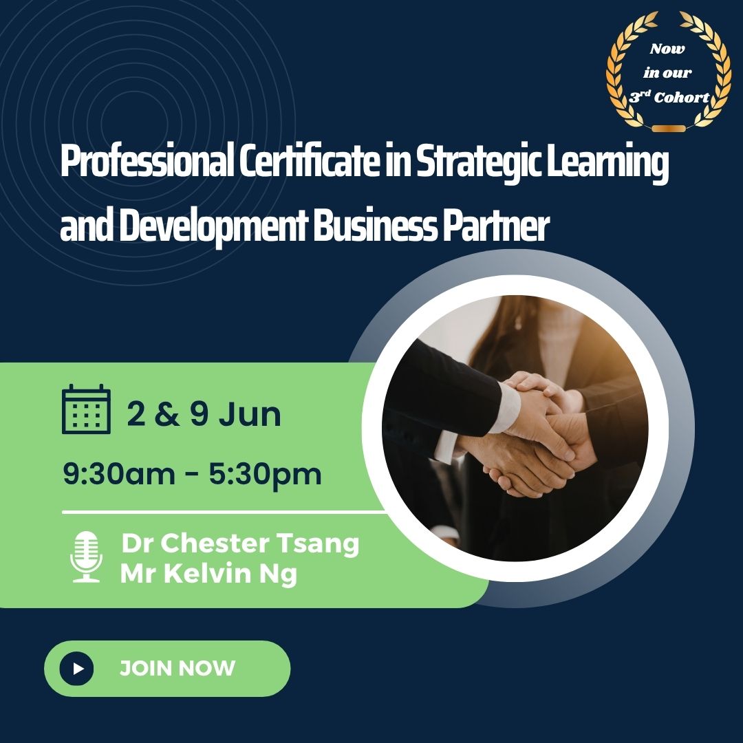 Professional Certificate in Strategic Learning and Development Business Partner