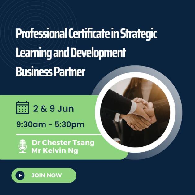 Professional Certificate in Strategic Learning and Development Business Partner