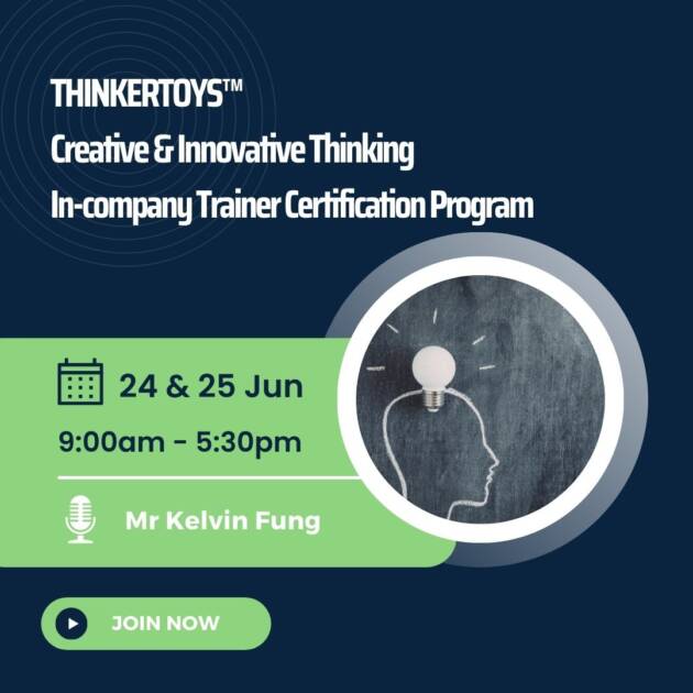 THINKERTOYS™ Creative & Innovative Thinking In-company Trainer Certification Program