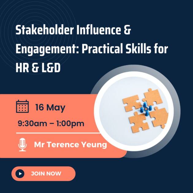 Stakeholder Influence & Engagement:  Practical Skills for HR & L&D