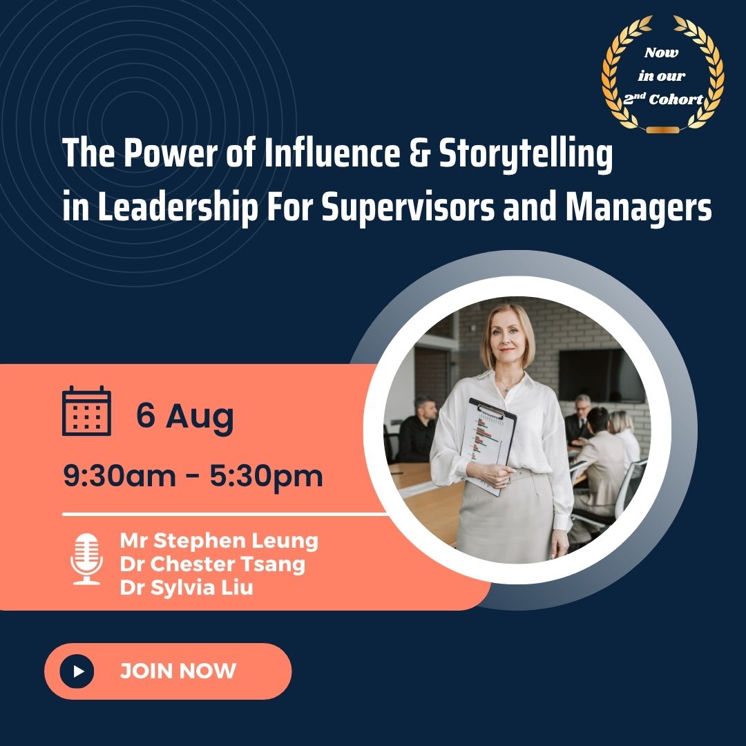 The Power of Influence & Storytelling in Leadership For Supervisors and Managers