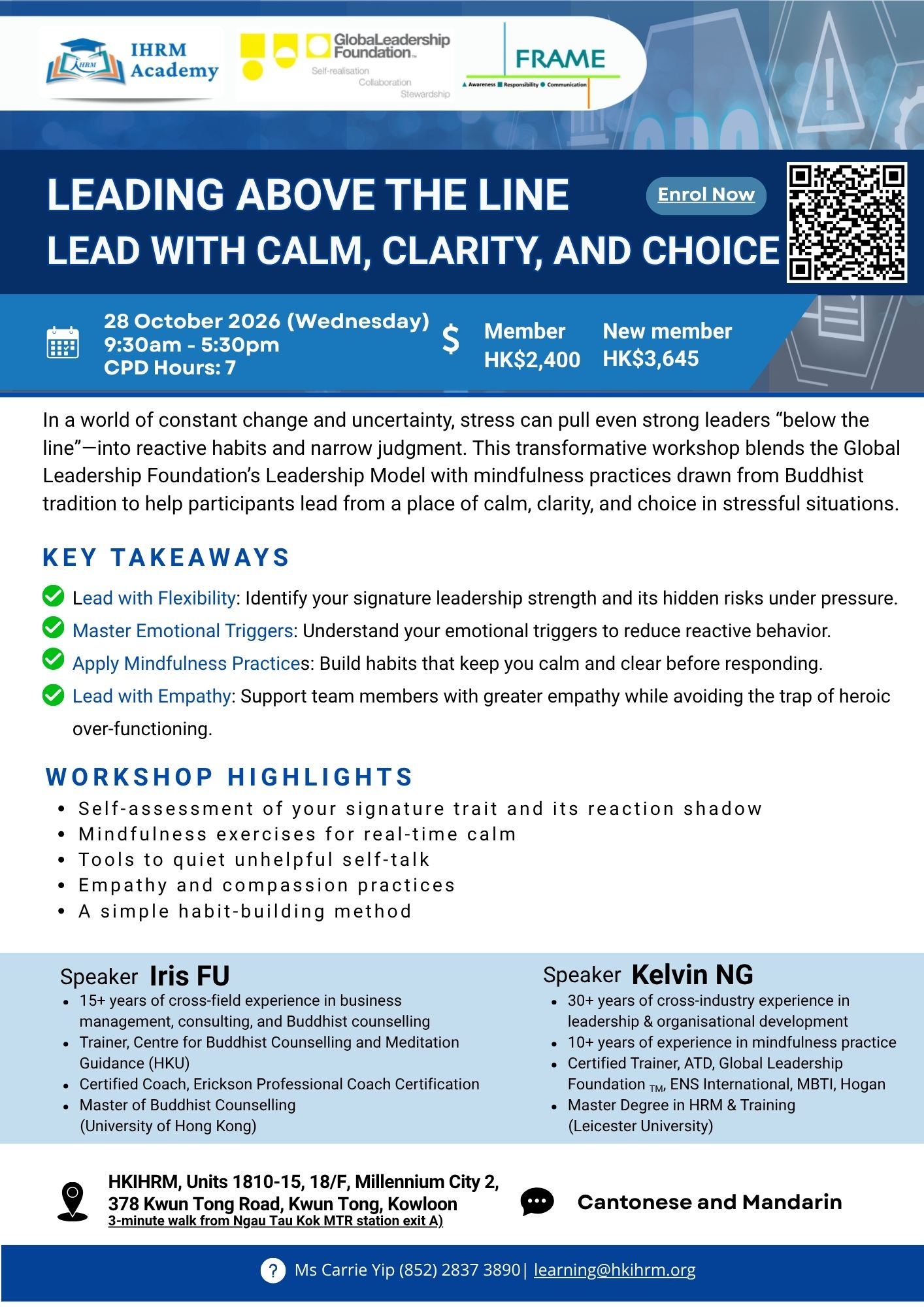 Leading ABOVE The Line – A Mindful Edge for Calm, Clarity, and Choice - Image 2