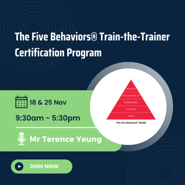 The Five Behaviors® Train-the-Trainer Certification Program