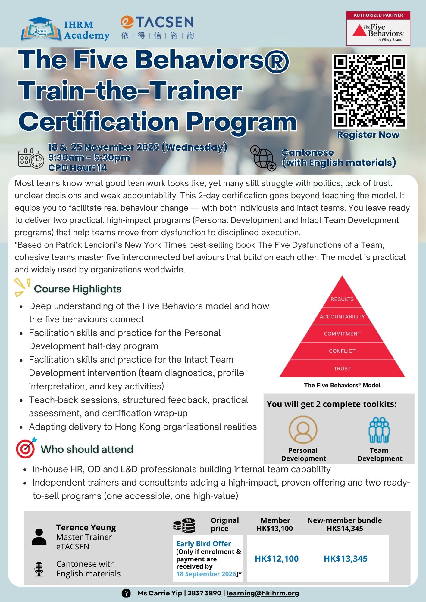 The Five Behaviors® Train-the-Trainer Certification Program - Image 2