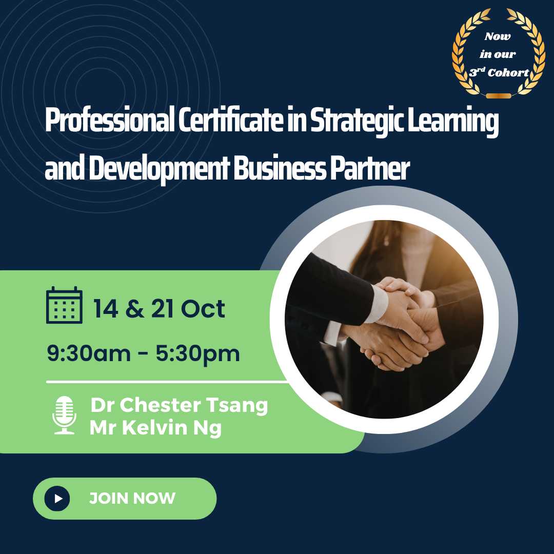 Professional Certificate in Strategic Learning and Development Business Partner