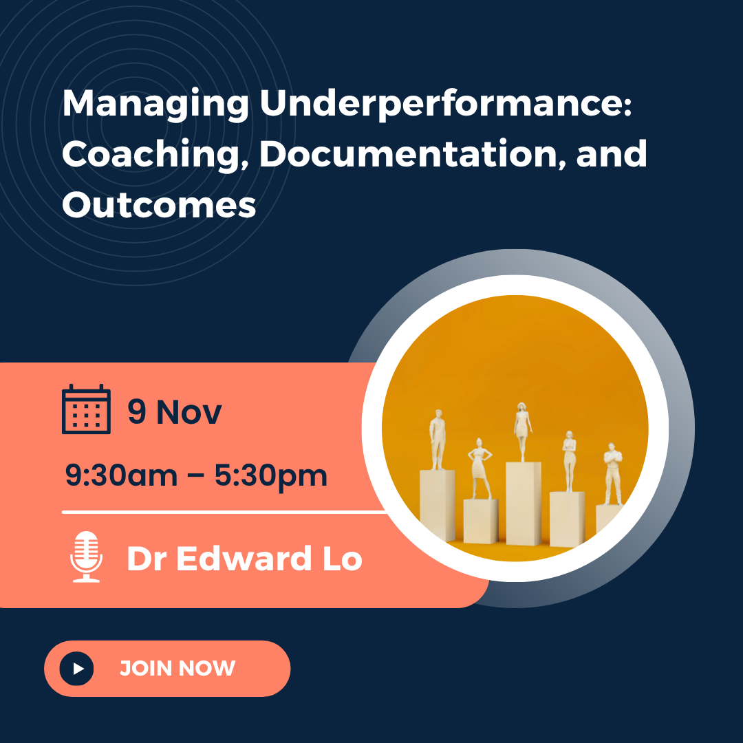 Managing Underperformance: Coaching, Documentation, and Outcomes