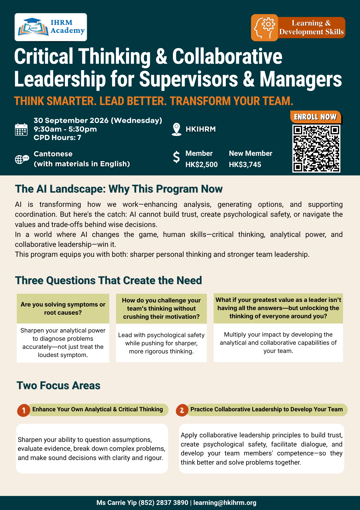 Critical Thinking & Collaborative Leadership for Supervisors & Managers - Image 2