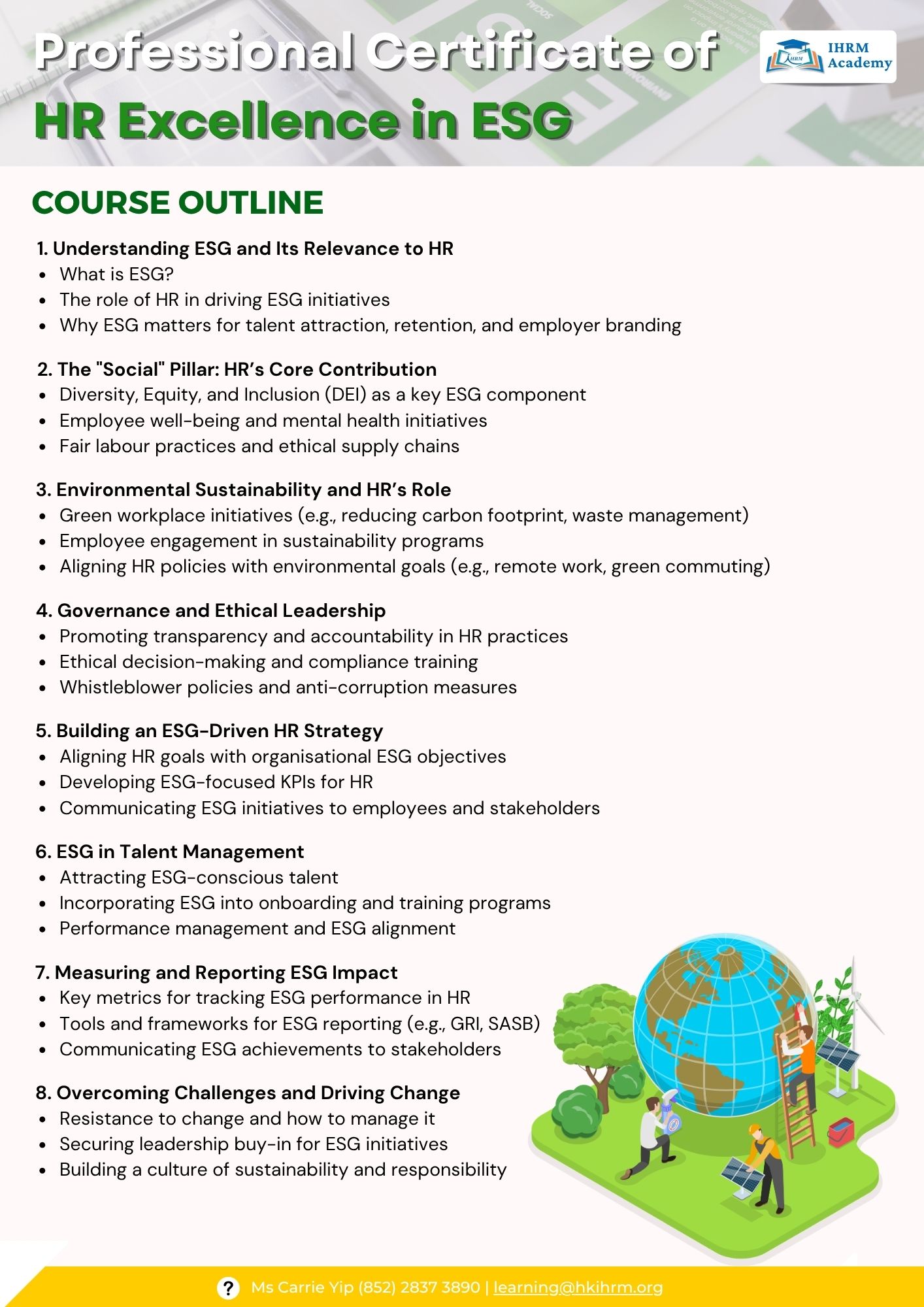 Professional Certificate of HR Excellence in ESG - Image 3