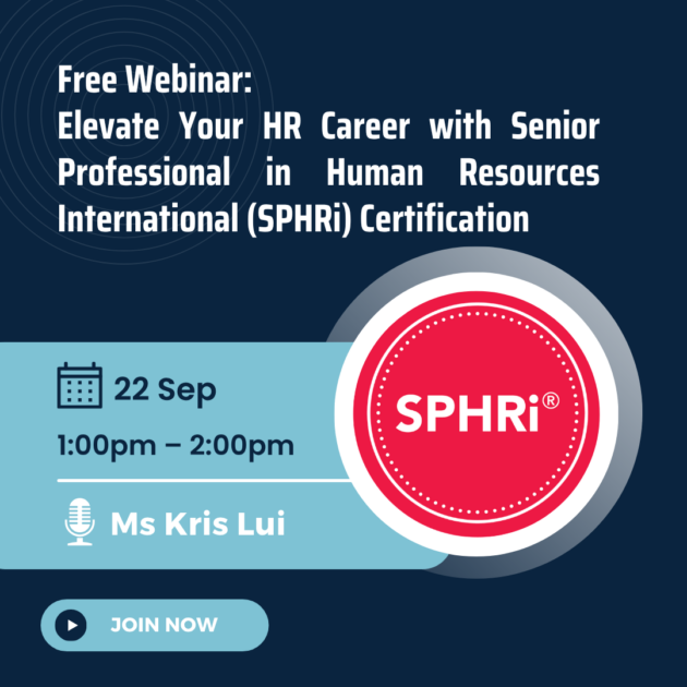 Free Webinar - Elevate Your HR Career with Senior Professional in Human Resources International (SPHRi) Certification