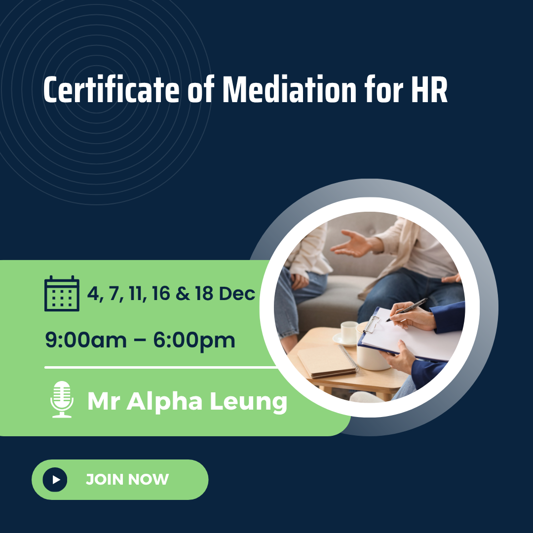 Certificate of Mediation for HR