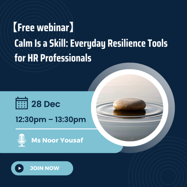 [Free Webinar] Calm Is a Skill Everyday Resilience Tools for HR Professionals