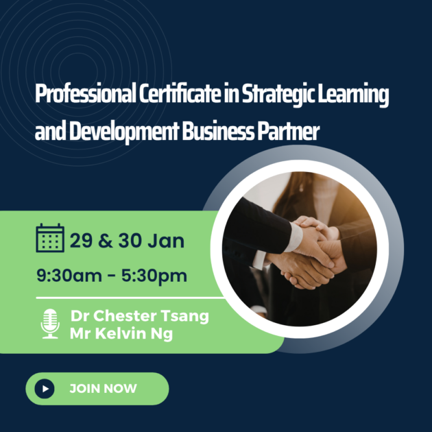 Professional Certificate in Strategic Learning and Development Business Partner