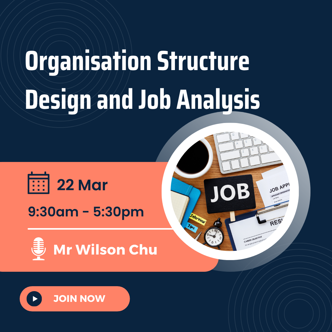 Organisation Structure Design and Job Analysis (Mar 2027)