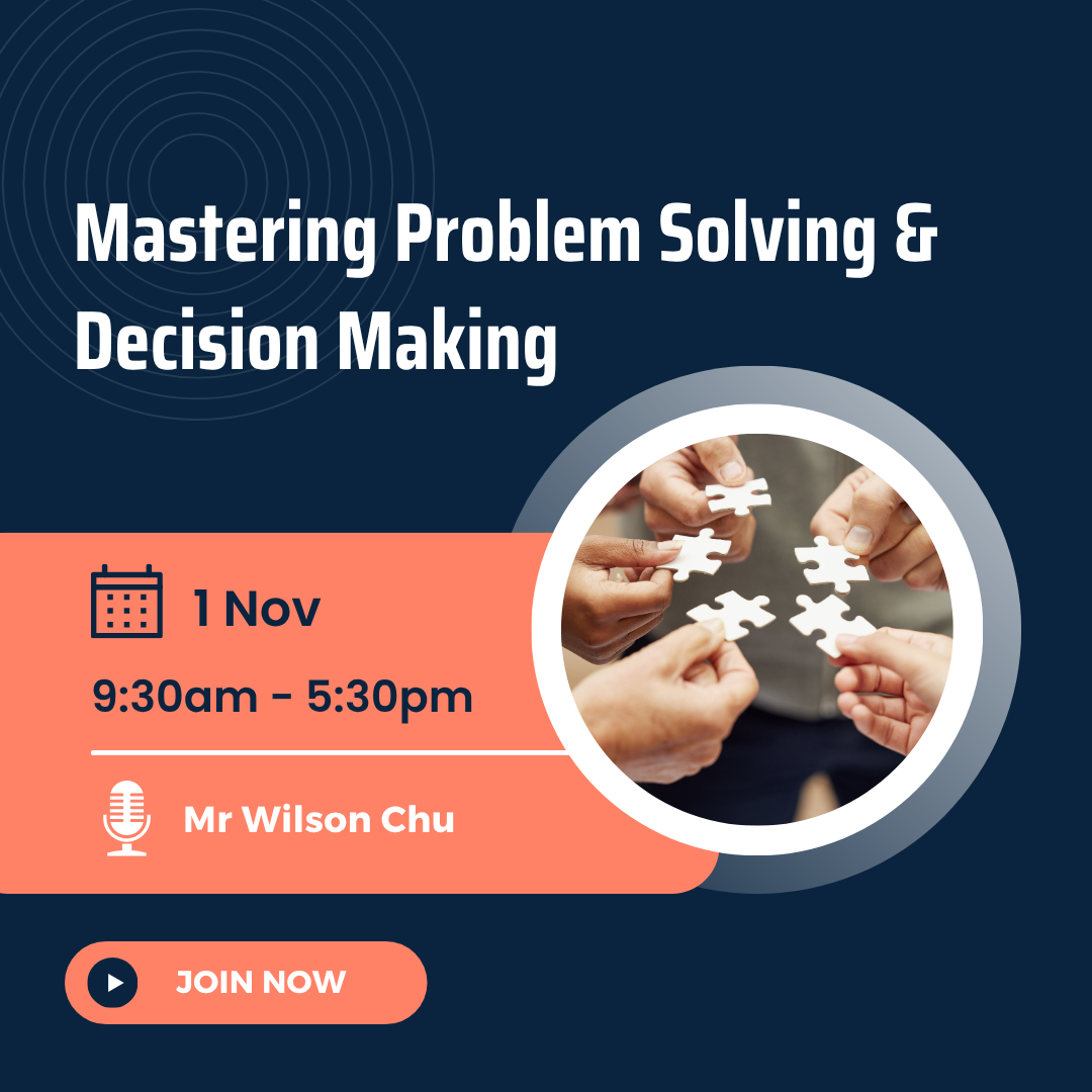 Mastering Problem Solving & Decision Making (Nov 2027)
