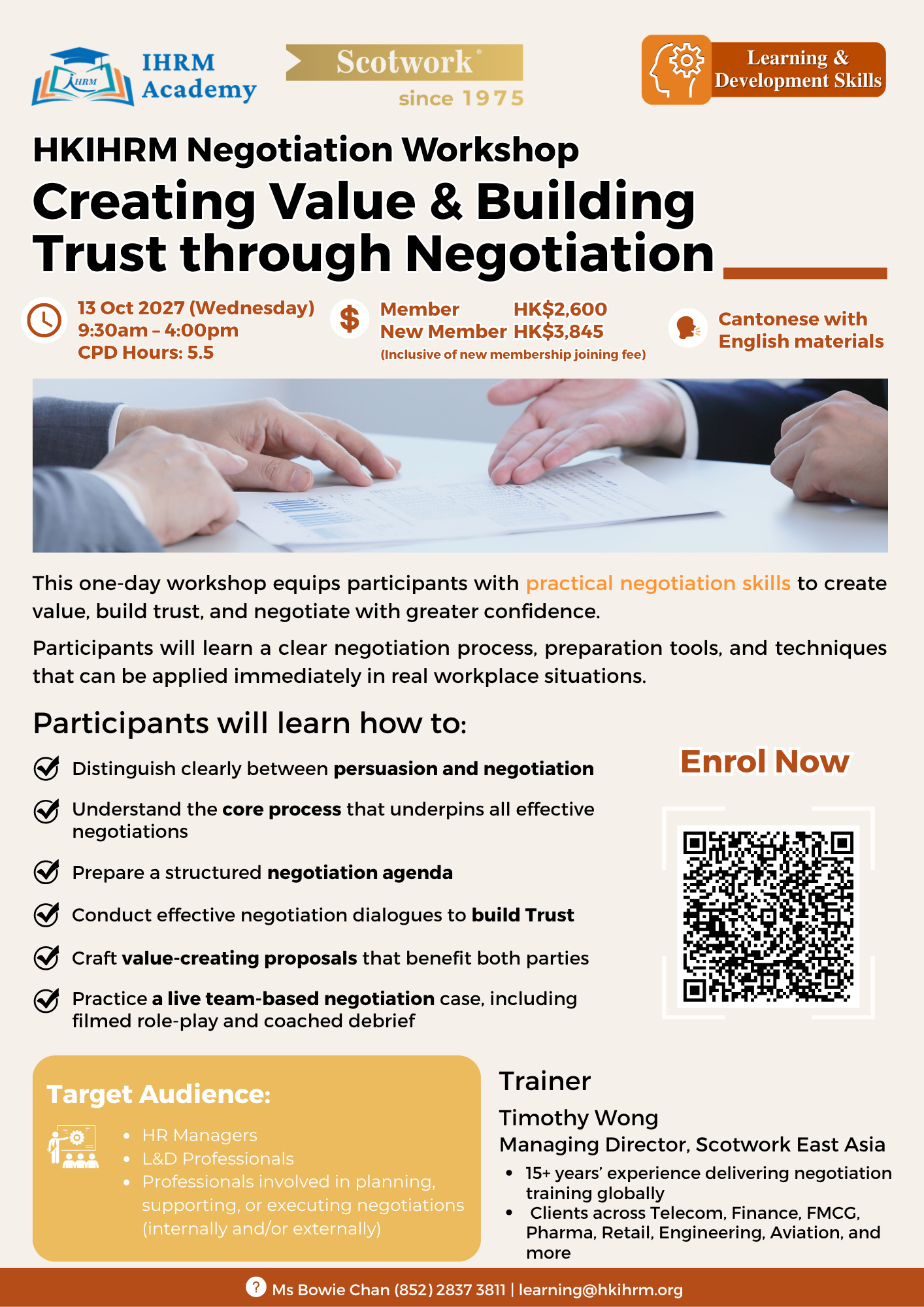 Creating Value & Building Trust through Negotiation (Oct 2027) - Image 2