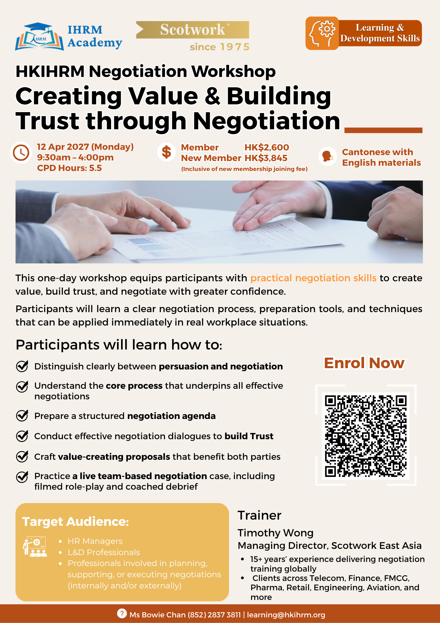 Creating Value & Building Trust through Negotiation (Apr 2027) - Image 2